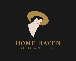 Elegant Fashion Woman Logo