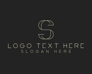 Modern Minimalist Letter S Logo