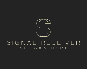 Modern Minimalist Letter S logo design