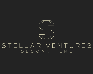 Modern Minimalist Letter S logo design