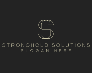 Modern Minimalist Letter S logo design