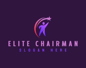 Chairman - Coaching Leader Star logo design