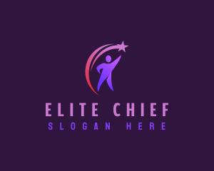 Chief - Coaching Leader Star logo design