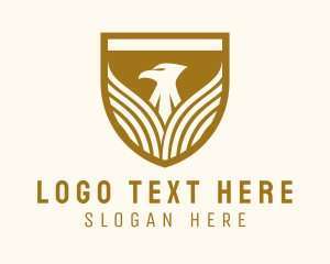 Army - Eagle Military Shield logo design