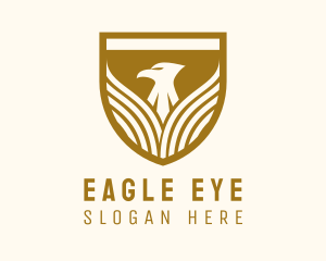 Eagle Military Shield logo design