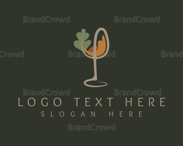 Natural Wine Glass Logo