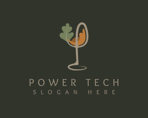 Natural Wine Glass Logo