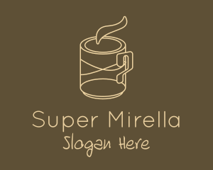 Monoline Coffee Mug logo design