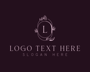 Eco - Floral Beauty Salon logo design