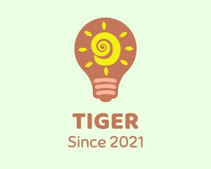 Kids - Bright Sun Bulb logo design