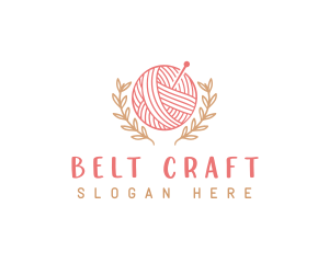 Yarn Knitting Craft logo design