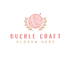 Yarn Knitting Craft logo design