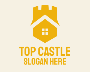 Yellow Castle Homes logo design