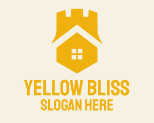 Yellow Castle Homes logo design