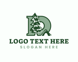 Forestry - Outdoor Camping Pine logo design