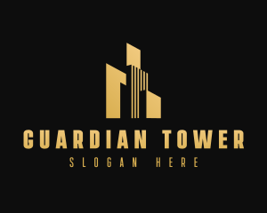 Realty Building Tower logo design