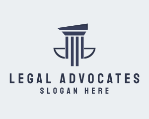 Legal Pillar Business logo design