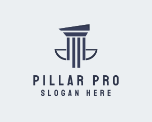 Legal Pillar Business logo design