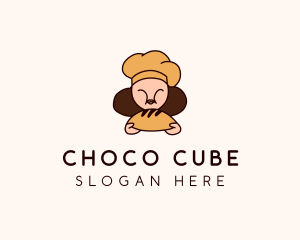Confectionery - Woman Pastry Chef logo design
