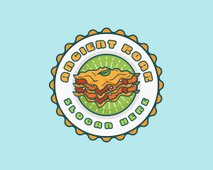 Lasagna Pasta Restaurant logo design