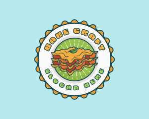 Lasagna Pasta Restaurant logo design