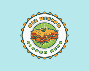 Lasagna Pasta Restaurant logo design