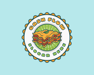 Lasagna Pasta Restaurant logo design