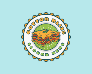 Lasagna Pasta Restaurant logo design