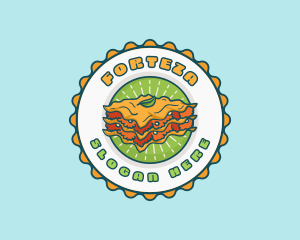 Lasagna Pasta Restaurant logo design