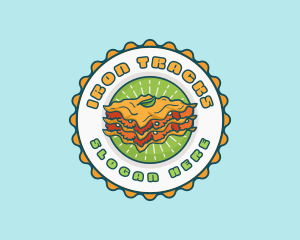 Lasagna Pasta Restaurant logo design