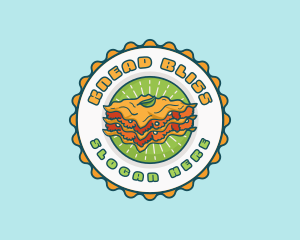 Lasagna Pasta Restaurant logo design