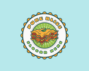 Lasagna Pasta Restaurant logo design