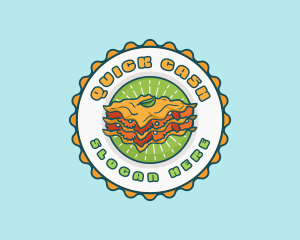 Lasagna Pasta Restaurant logo design