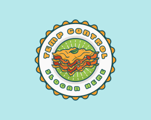 Lasagna Pasta Restaurant logo design