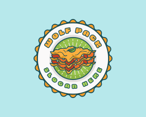 Lasagna Pasta Restaurant logo design