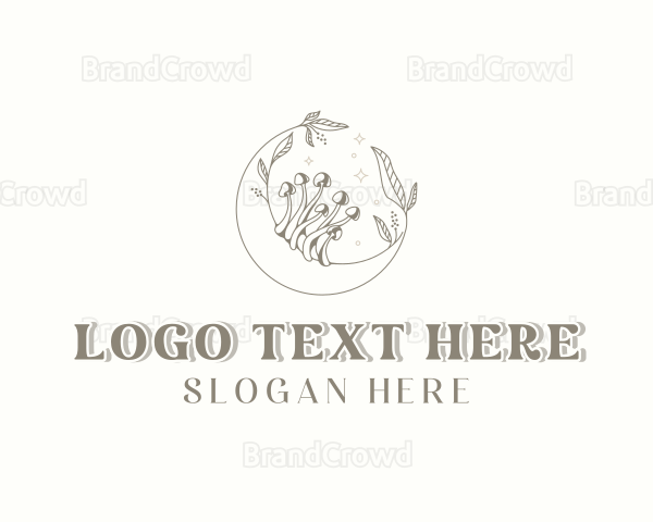 Organic Herbal Mushroom Logo