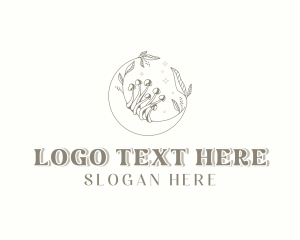 Botany - Organic Herbal Mushroom logo design