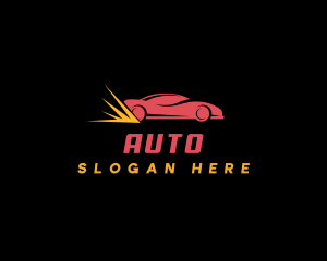 Automobile Car Racing  Logo
