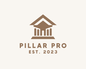 Ancient Pillar Architecture logo design