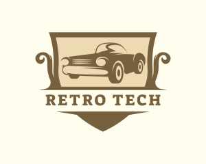 Automotive Retro Car logo design