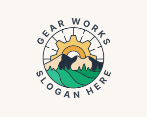 Agriculture Farm Gear logo design