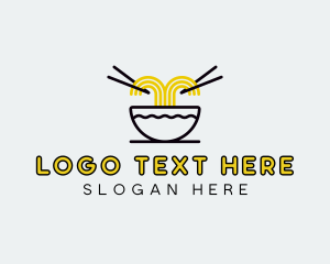 Garnish - Asian Noodles Cuisine logo design