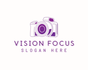 Lens - Camera Photography Lens logo design