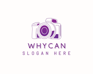 High Res - Camera Photography Lens logo design