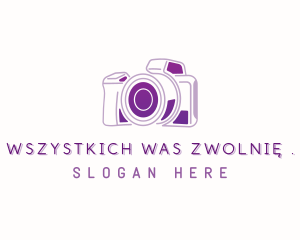 Camera Photography Lens logo design