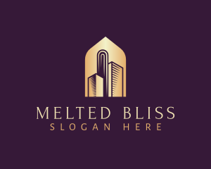 Elegant Skyscraper Building logo design