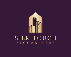 Elegant Skyscraper Building logo design