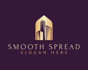 Elegant Skyscraper Building logo design