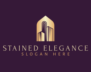 Elegant Skyscraper Building logo design