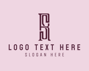 Elegant Modern Letter RS Business Logo